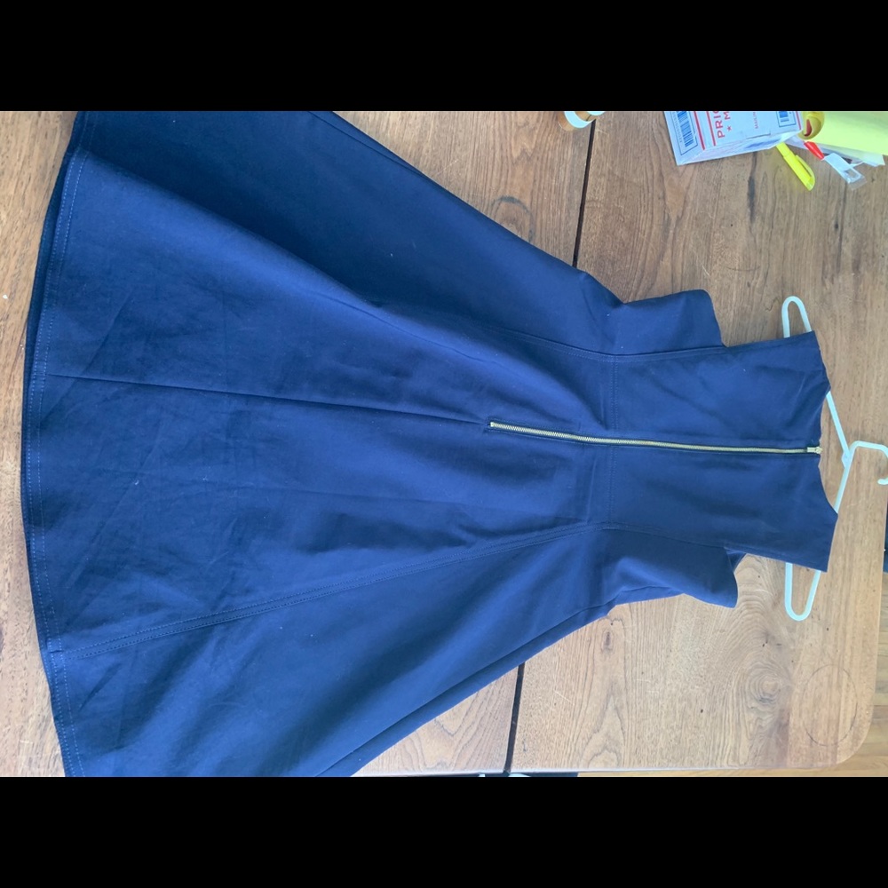 Calvin Klein blue sleeveless a line dress size 4